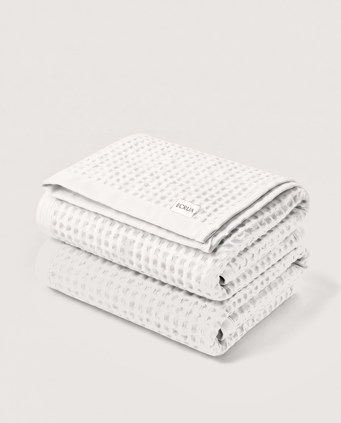 Plush Waffle Bath Towels