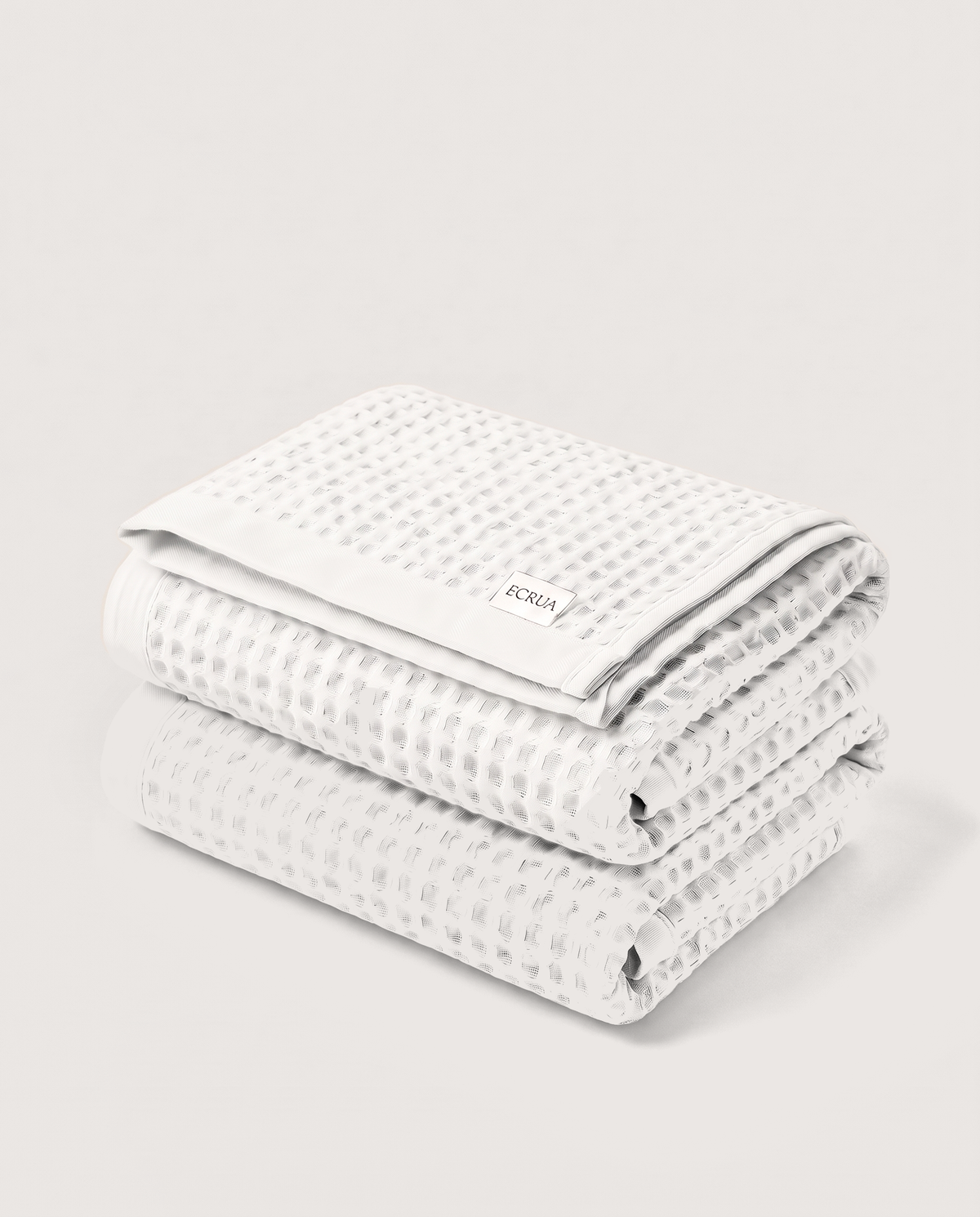 Plush Waffle Bath Towels